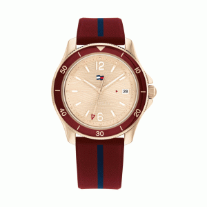 Tommy Hilfiger Brooke Red Nato Strap