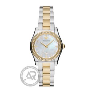 Emporio Armani Federica Two Tone Stainless Steel Bracelet