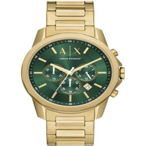 ARMANI EXCHANGE Banks Chronograph Gold Stainless Steel Bracelet