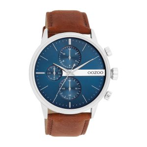 Oozoo Timepieces Brown Leather Strap