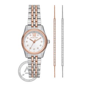 Michael Kors Lexington Set Two Tone Stainless Steel Bracelet