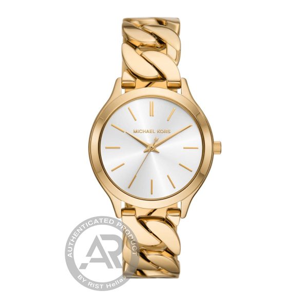 Michael Kors Runway Gold Tone Stainless Steel Bracelet