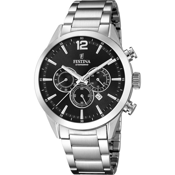 FESTINA Silver Stainless Steel Chronograph